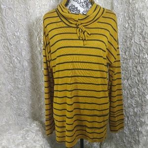 Oliva Blu womens XL long sleeve shirt oversize mus